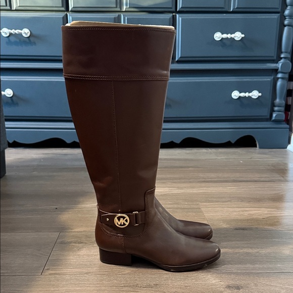 Michael Kors Shoes - Michael Kors Women's Dark Brown Over the Knee Boots